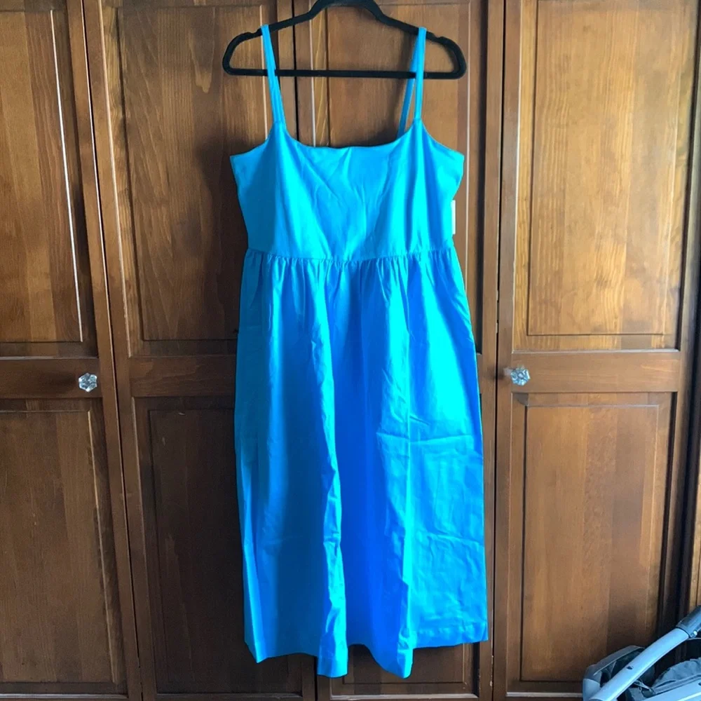 Old Navy Blue Midi Dress - Picture 1 of 5